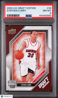 2009 Upper Deck Draft Edition Stephen Curry Rookie PSA 8 RC