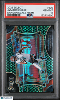 2023 Select Ja'Marr Chase Field Level Dragon Scale 7/70 PSA 10