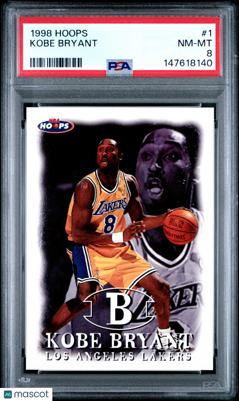1998 Hoops Kobe Bryant PSA 8