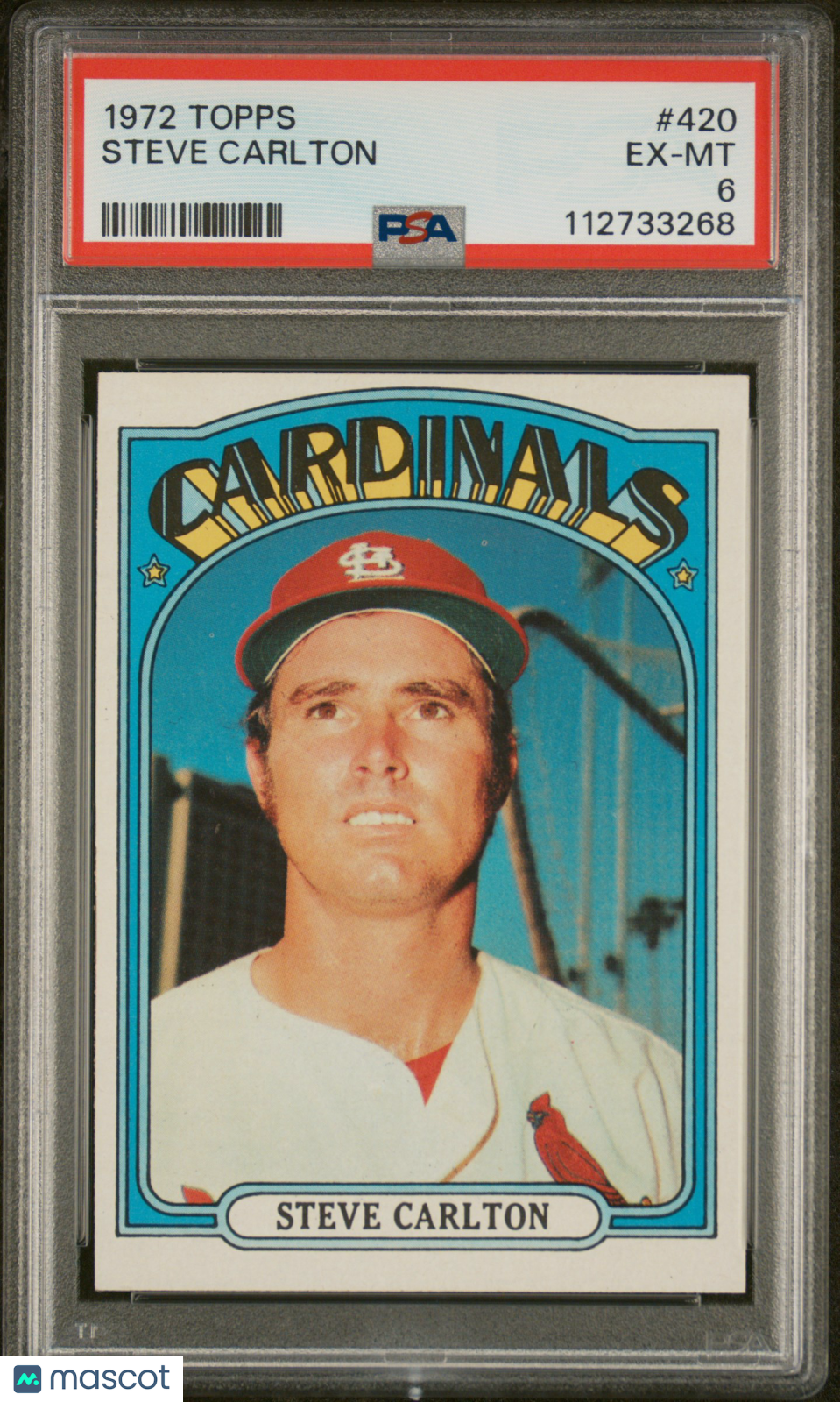 1972 Topps Steve Carlton PSA 6