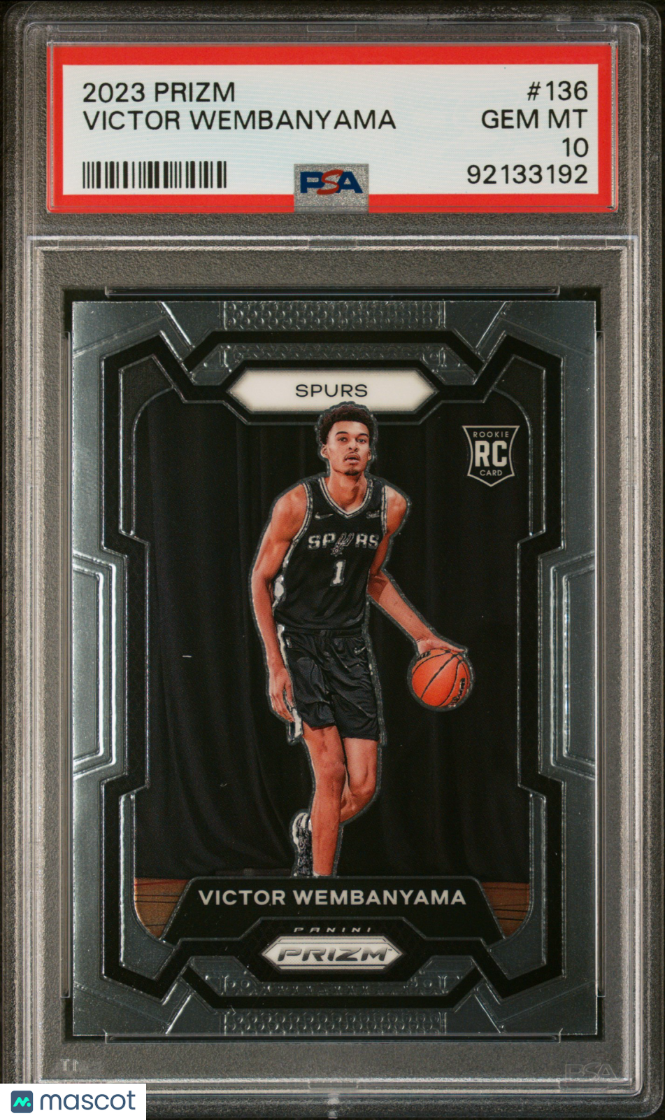 2023 Prizm Victor Wembanyma Rookie PSA 10 RC