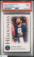 2022-23 Futera PSG Lionel Messi The Headliners PSA 9