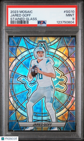 2023 Mosaic Jared Goff Stained Glass PSA 9