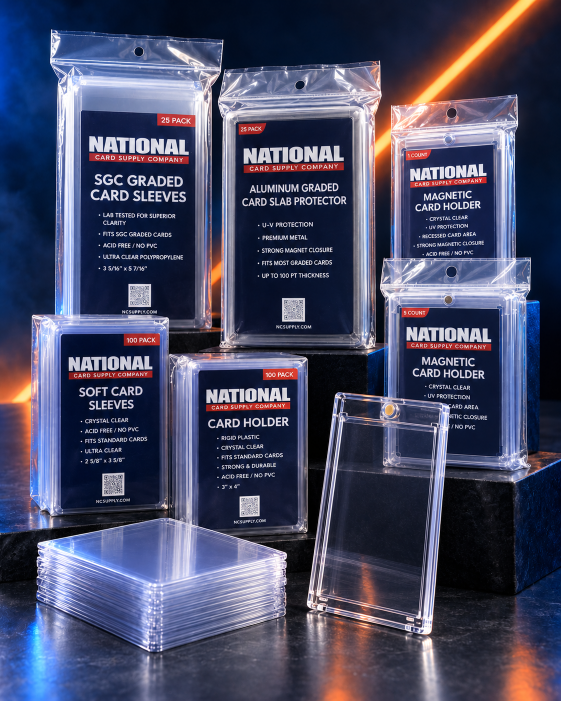 Card collecting supplies from National Card Sharks